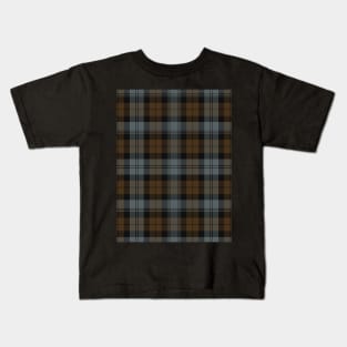 BlackWatch Weathered Plaid Tartan Scottish Kids T-Shirt